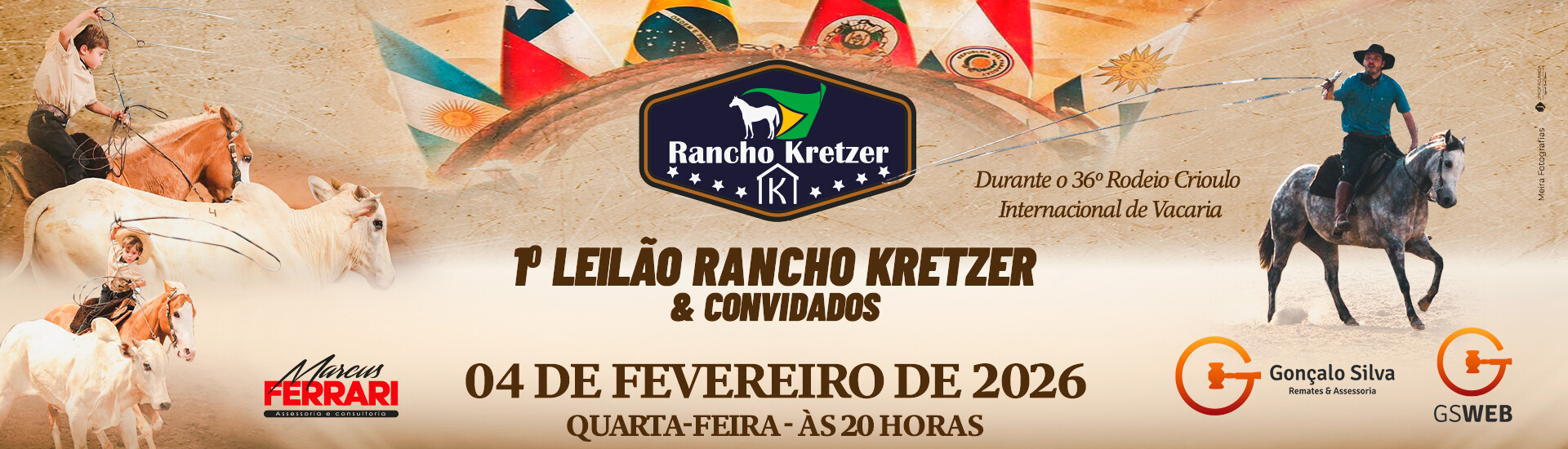 1º LEILÃO RANCHO KRETZER & CONVIDADOS