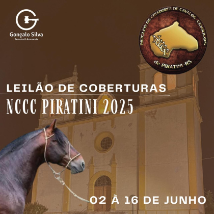 LEILÃO DE COBERTURAS NCCC PIRATINI 2025