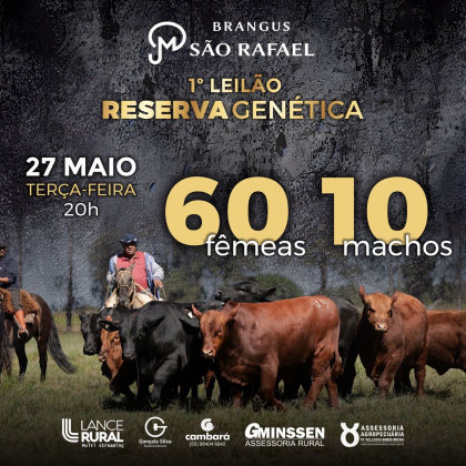 1º LEILÃO RESERVA GENÉTICA - Estância São Rafael