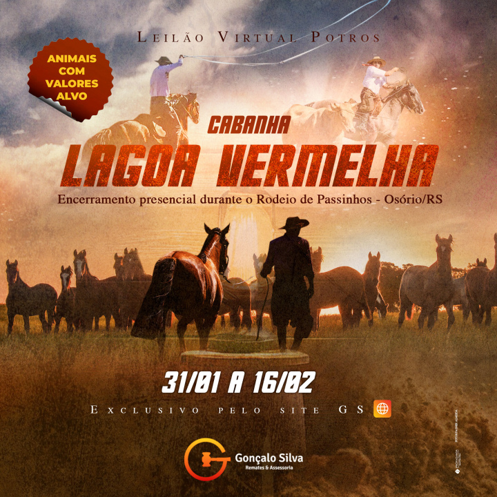 LEILÃO DIGITAL CABANHA LAGOA VERMELHA