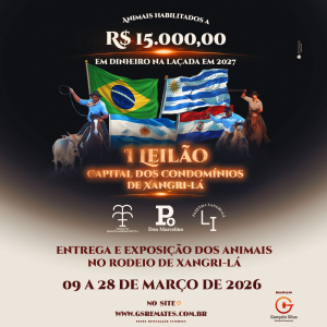 1º LEILÃO CAPITAL DOS CONDOMÍNIOS DE XANGRI-LÁ