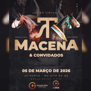 LEILÃO VIRTUAL CABANHA DA MACENA & CONVIDADOS 