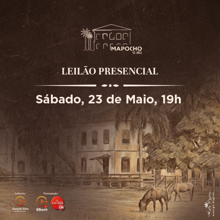 LEILÃO PRESENCIAL CABANHA MAPOCHO - 30 ANOS