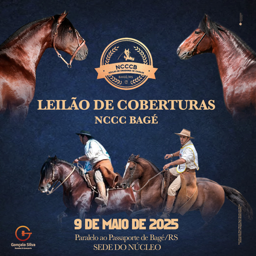 LEILÃO DE COBERTURAS NCCC DE BAGÉ