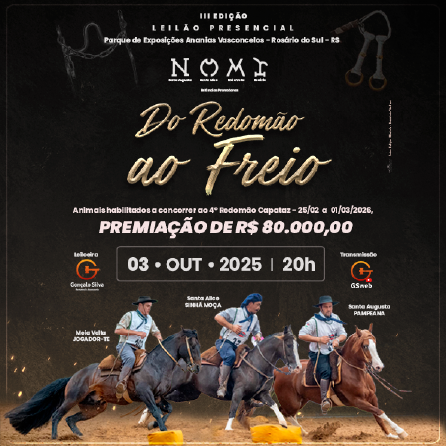 LEILÃO DO REDOMÃO AO FREIO 