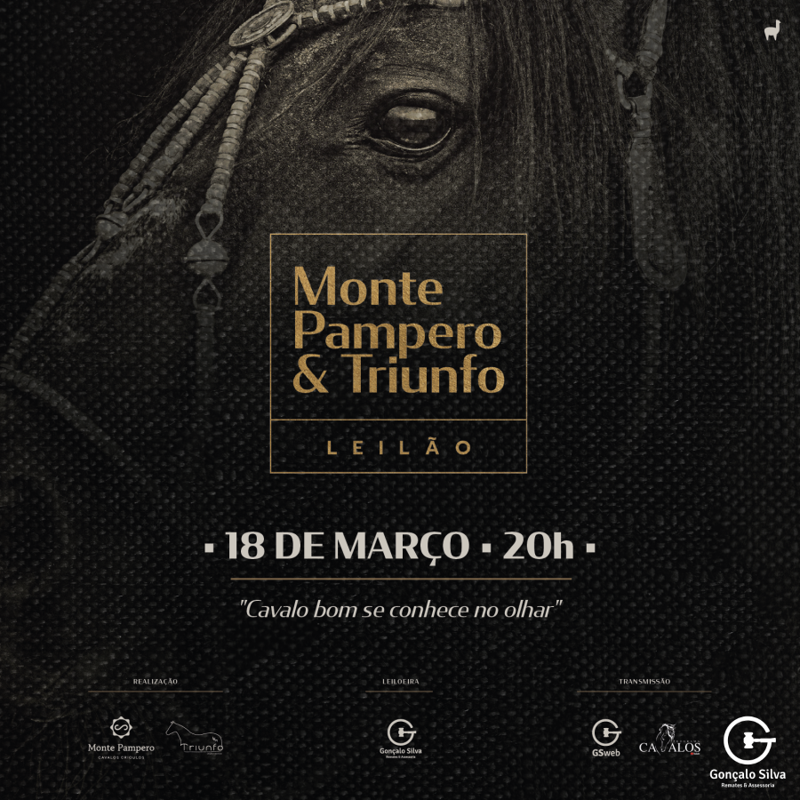 LEILÃO VIRTUAL CABANHAS MONTE PAMPERO & TRIUNFO 