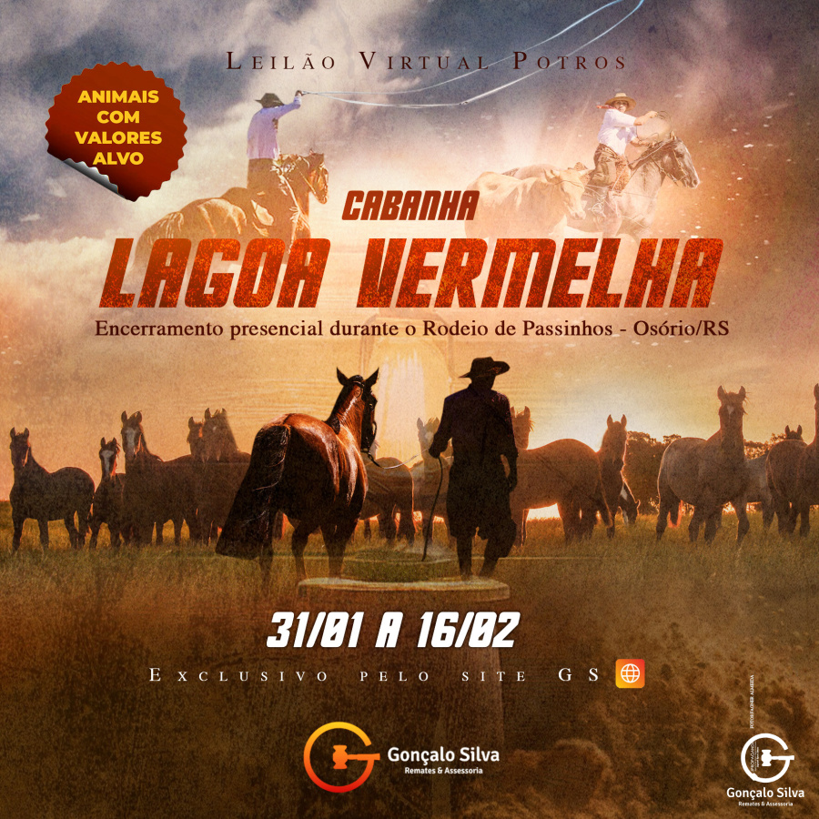 LEILÃO DIGITAL CABANHA LAGOA VERMELHA