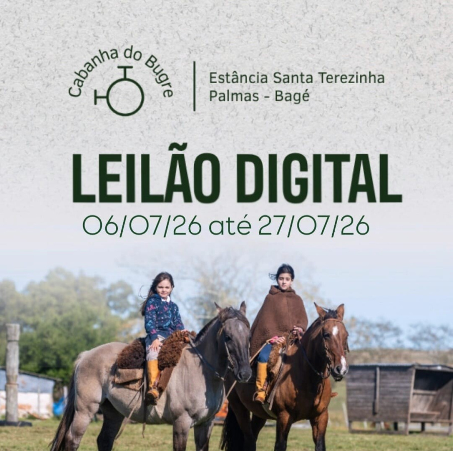 LEILÃO DIGITAL CABANHA DO BUGRE