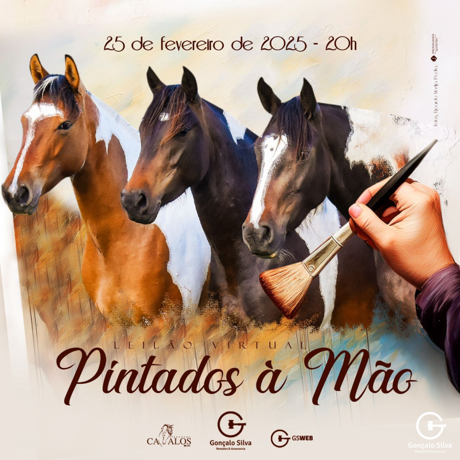 LEILÃO VIRTUAL PINTADOS A MÃO 2025