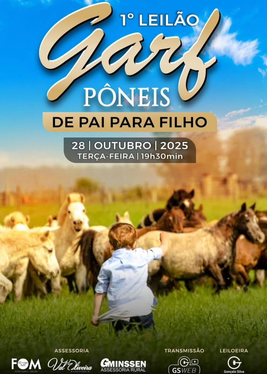 1º LEILÃO GARF PONEIS "DE PAI PARA FILHO"