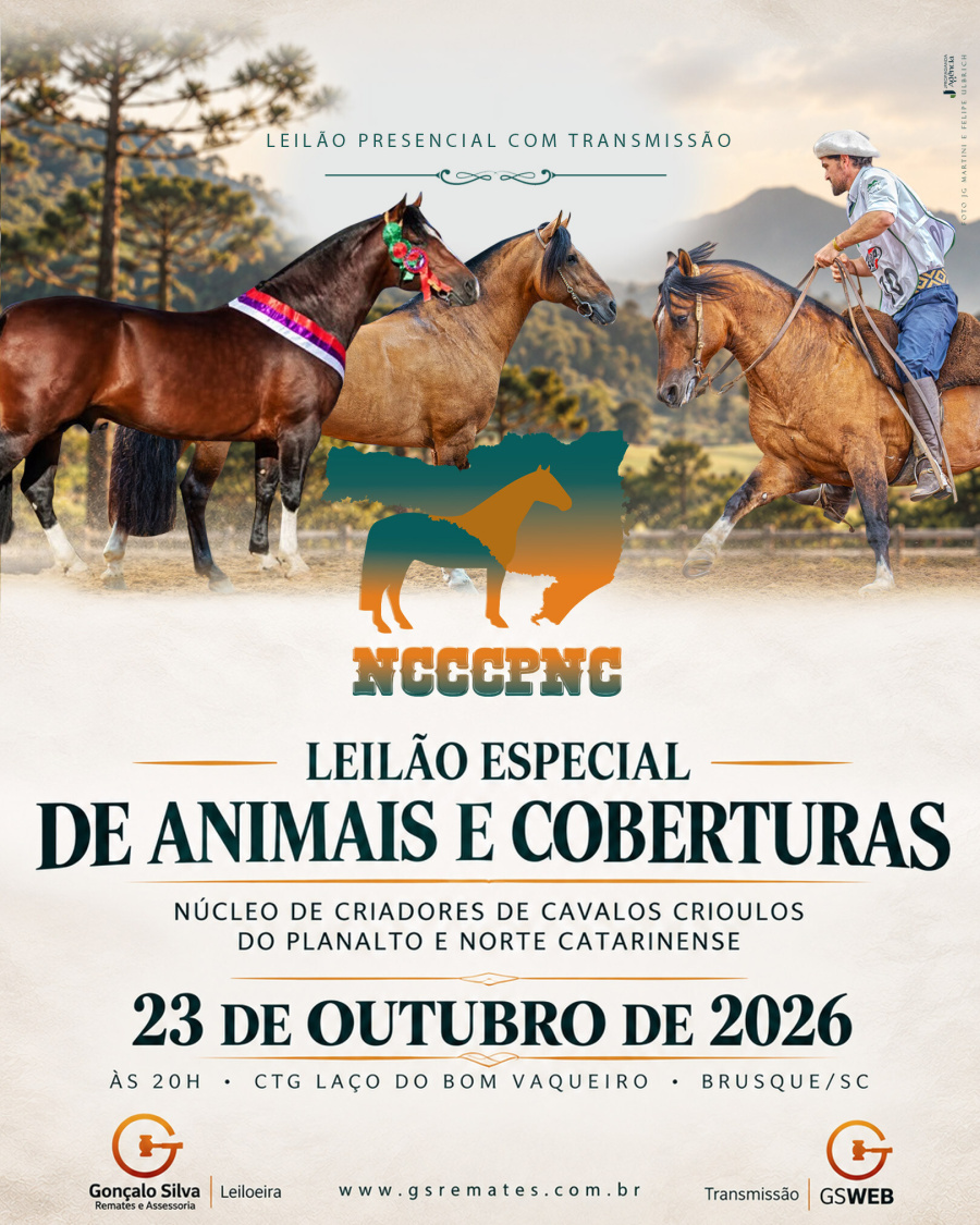 LEILÃO PRESENCIAL DO NCCCPNSC