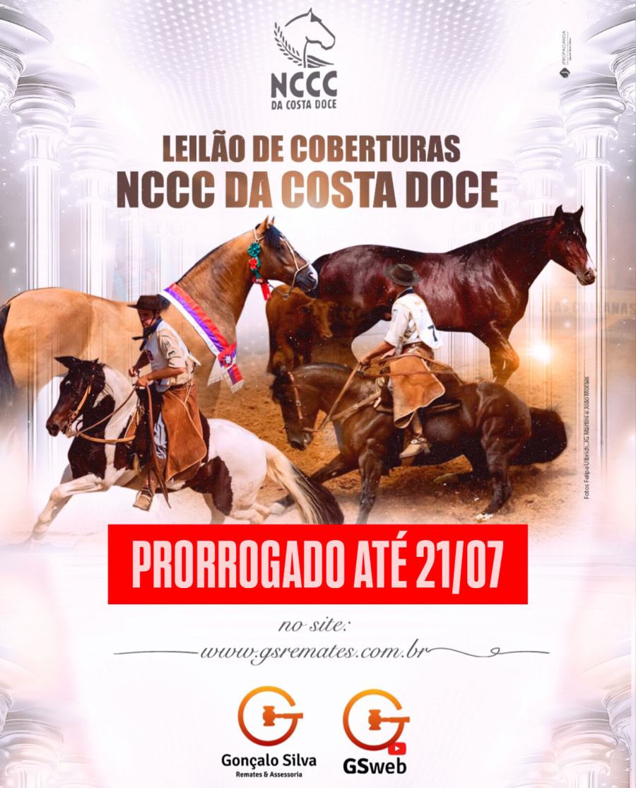 LEILÃO DE COBERTURAS NCCC DA COSTA DOCE