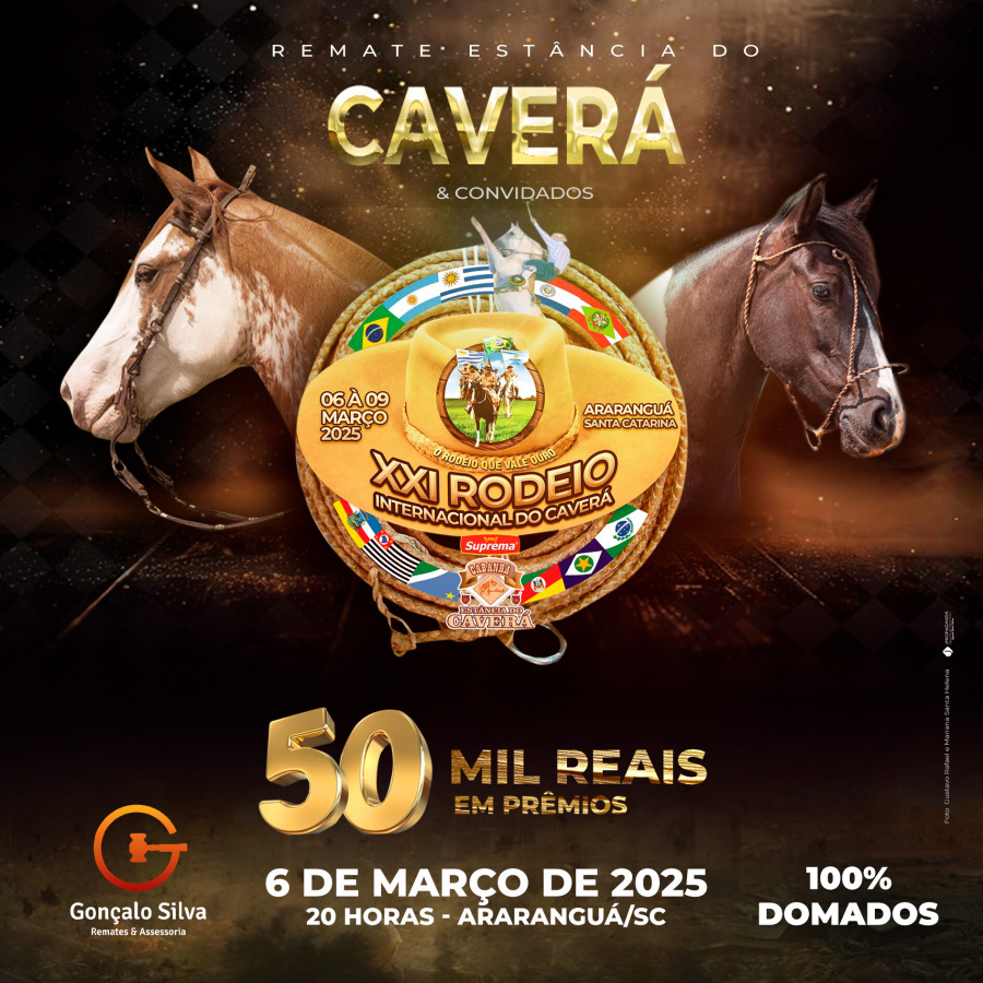 LEILÃO ESTÂNCIA CAVERÁ E CONVIDADOS