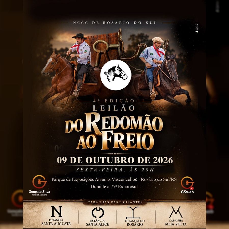 REMATE PRESENCIAL DO REDOMÃO AO FREIO 