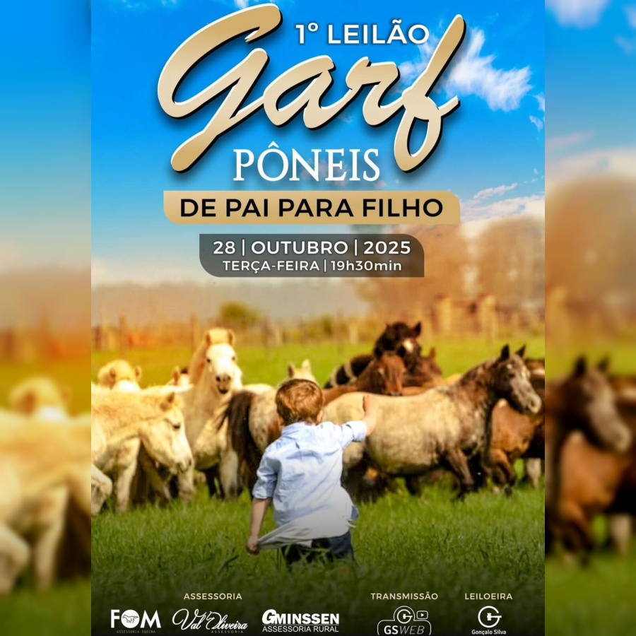 1º LEILÃO GARF PONEIS "DE PAI PARA FILHO"
