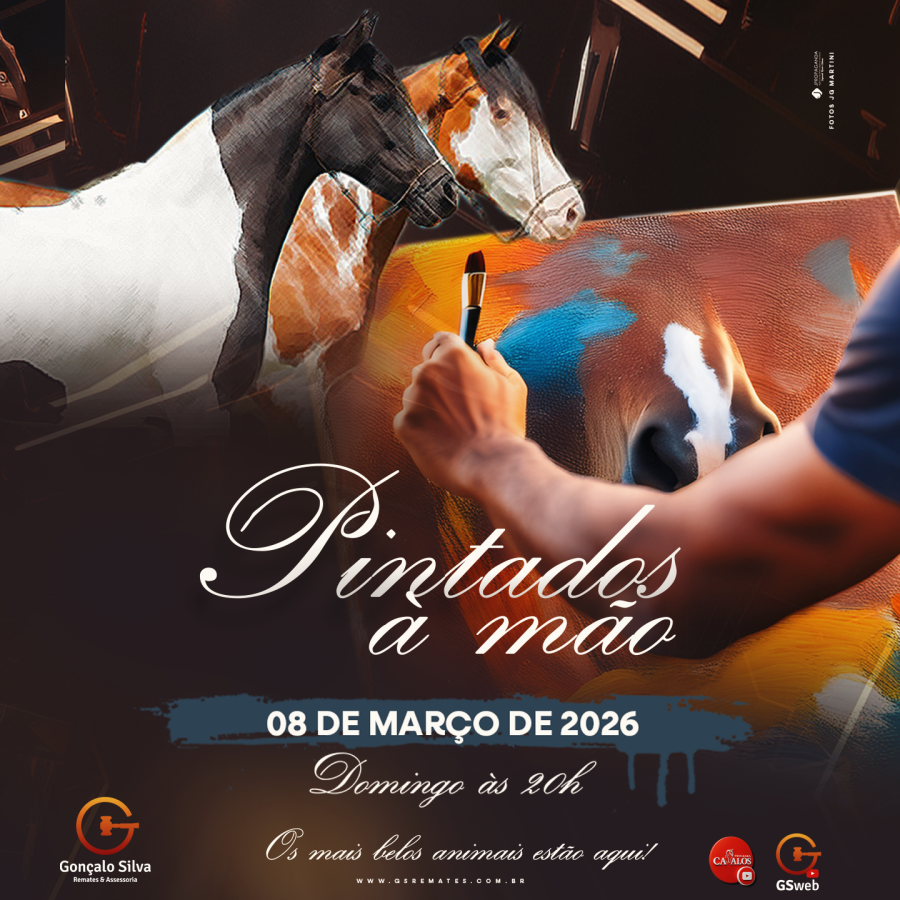 LEILÃO VIRTUAL PINTADOS A MÃO 