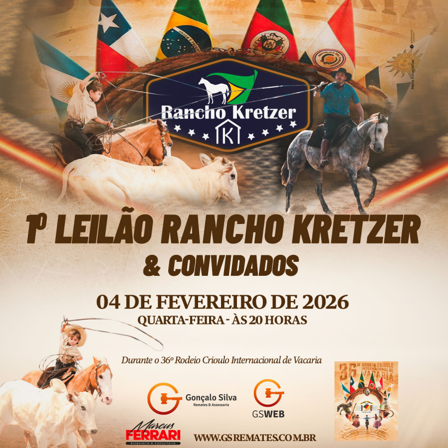 1º LEILÃO RANCHO KRETZER & CONVIDADOS
