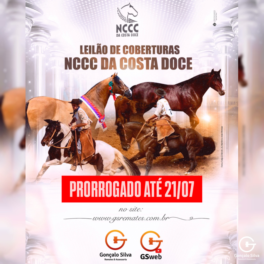LEILÃO DE COBERTURAS NCCC DA COSTA DOCE