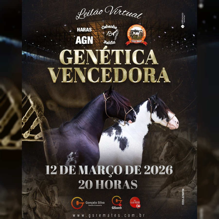 LEILÃO VIRTUAL GENÉTICA VENCEDORA