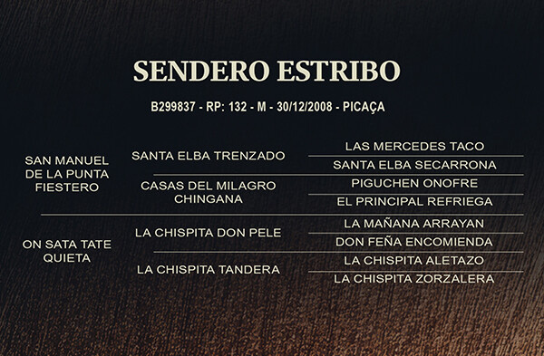 Geração SENDERO ESTRIBO