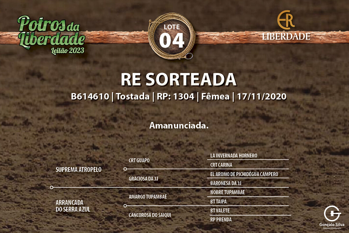Geração RE SORTEADA