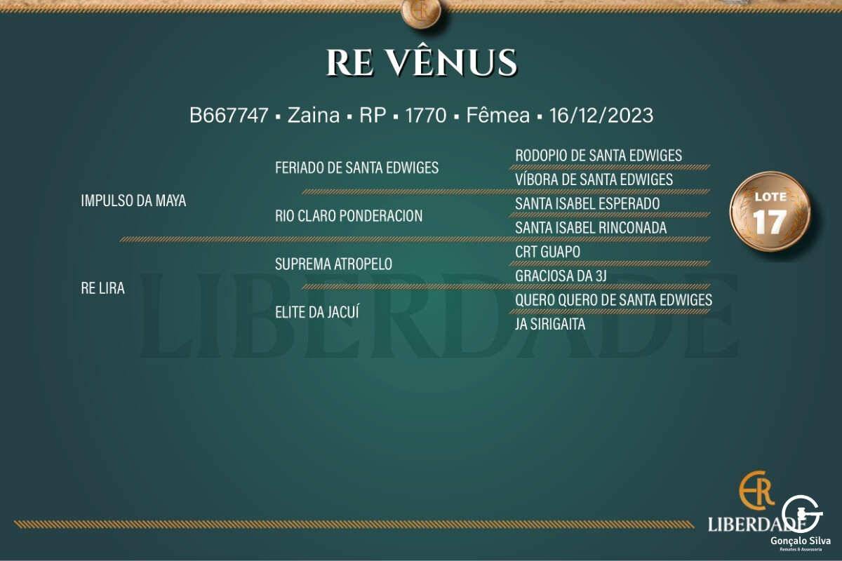 Geração  RE VÊNUS