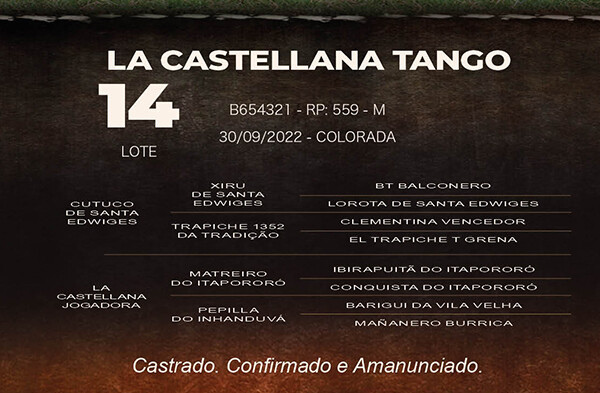 Geração LA CASTELLANA TANGO