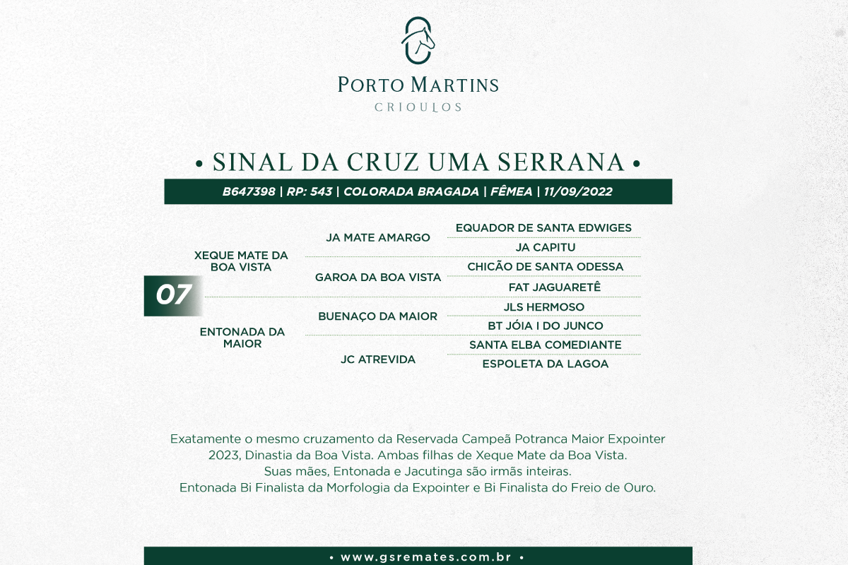 Geração SINAL DA CRUZ UMA SERRANA