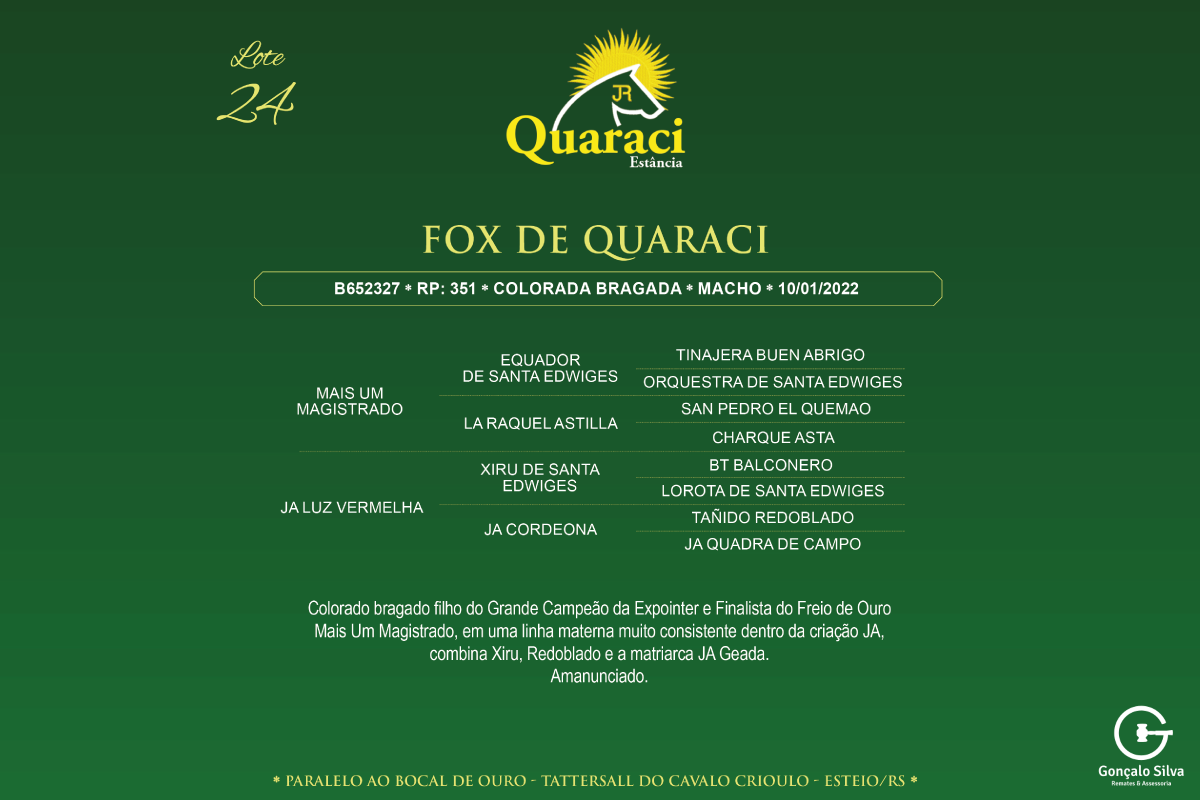 Geração FOX DE QUARACI