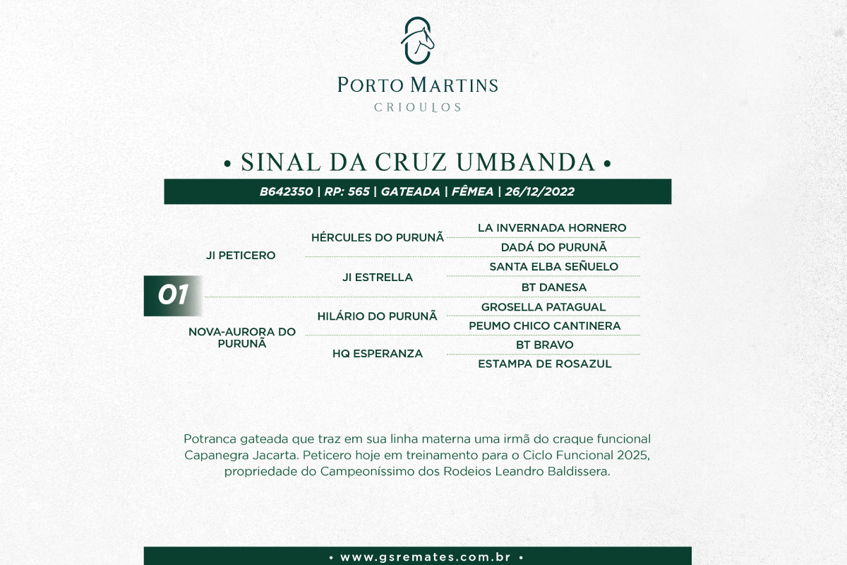 Geração SINAL DA CRUZ UMBANDA