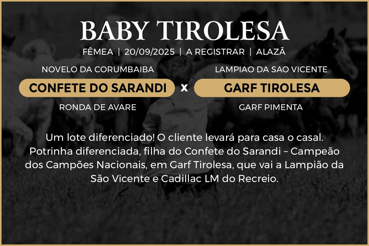 Geração BABY TIROLESA