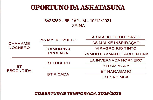 Geração OPORTUNO DA ASKATASUNA 