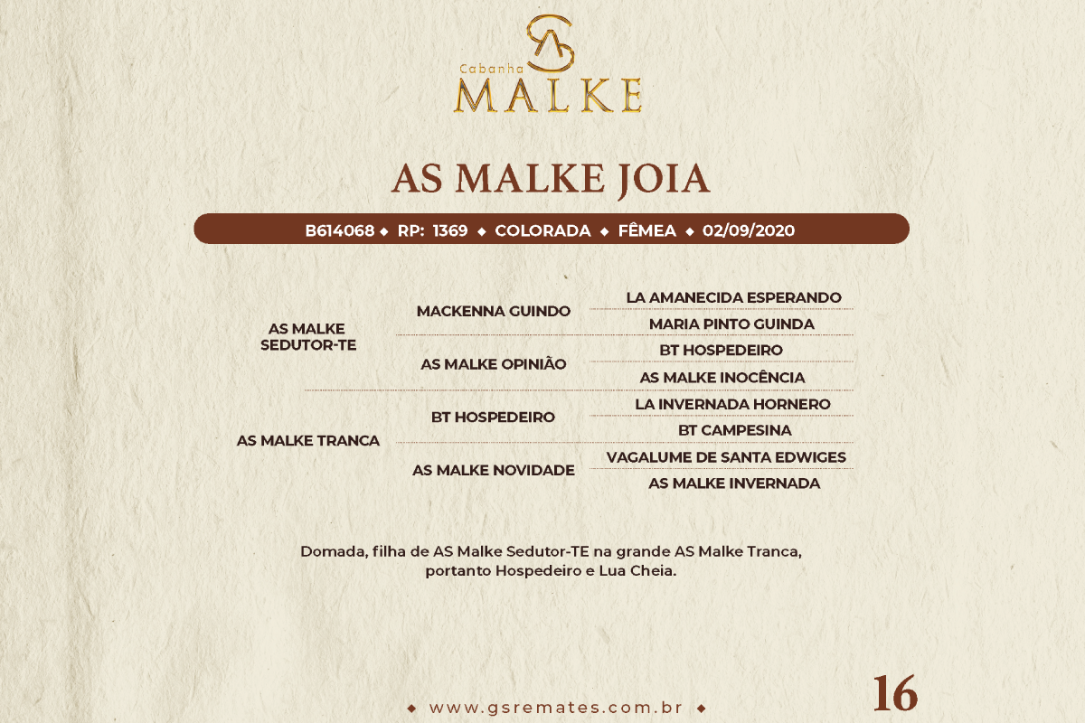 Geração AS MALKE JOIA