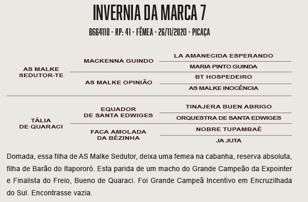 Geração INVERNIA DA MARCA 7