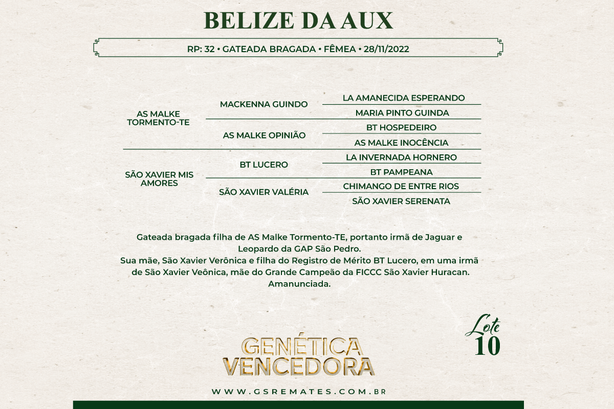 Geração BELIZE DA AUX