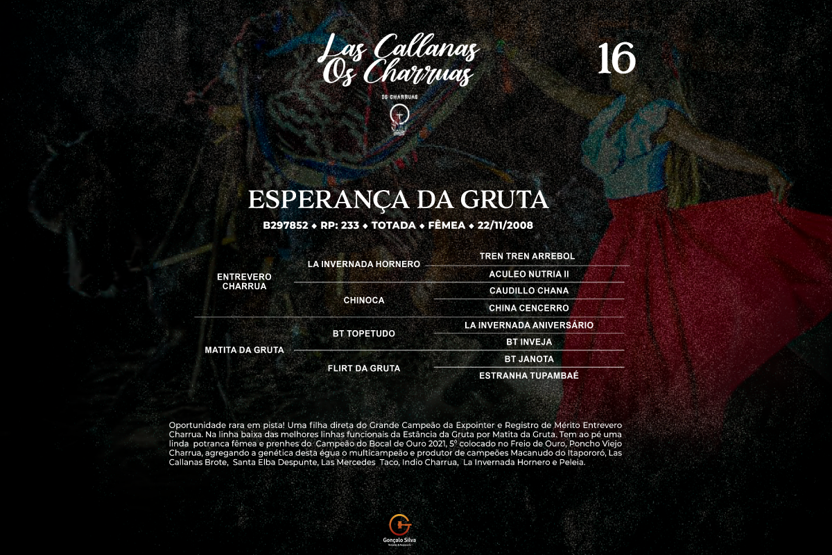 Geração  ESPERANÇA DA GRUTA