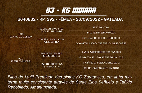 Geração KG INDIANA