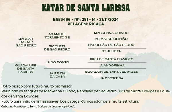Geração KATAR DE SANTA LARISSA 