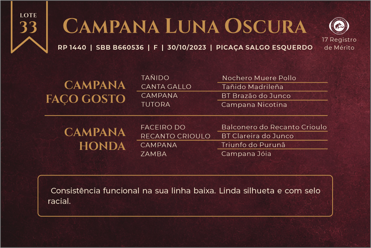 Geração CAMPANA LUNA OSCURA