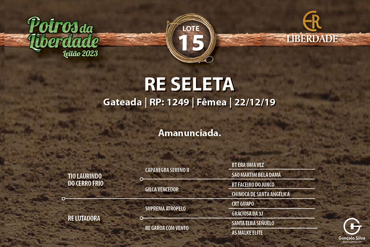 Geração RE SELETA 