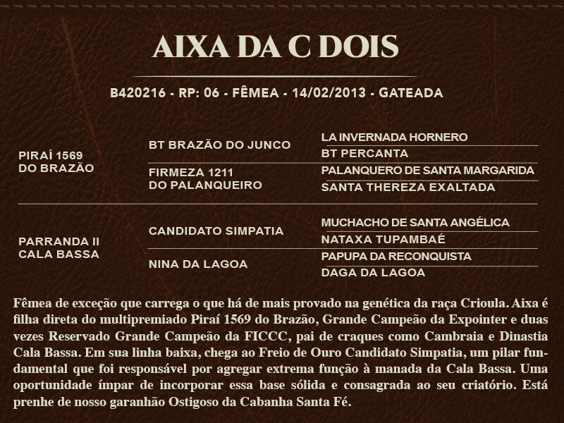 Geração AIXA DA C DOIS