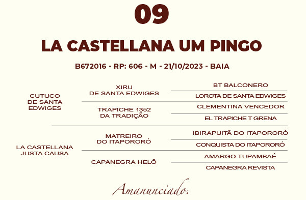 Geração LA CASTELLANA UM PINGO