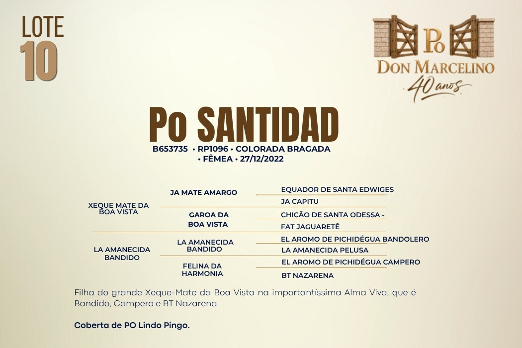 Geração PO SANTIDAD
