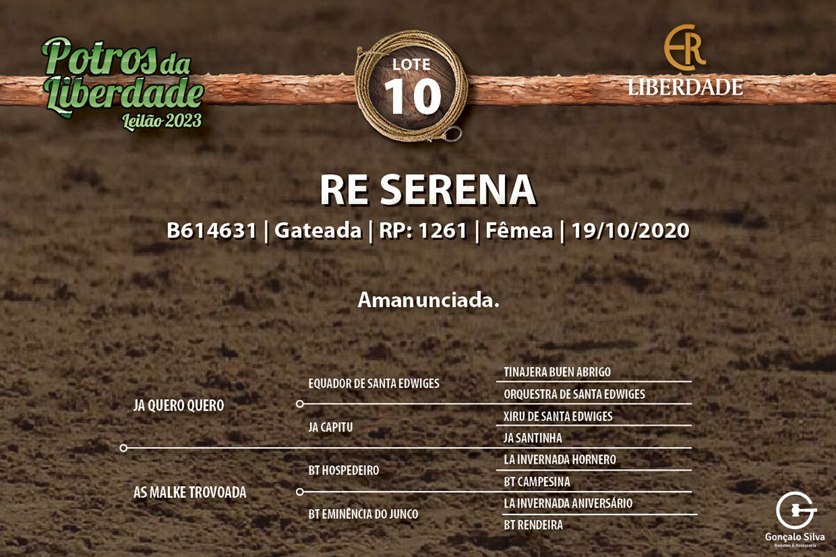 Geração RE SERENA