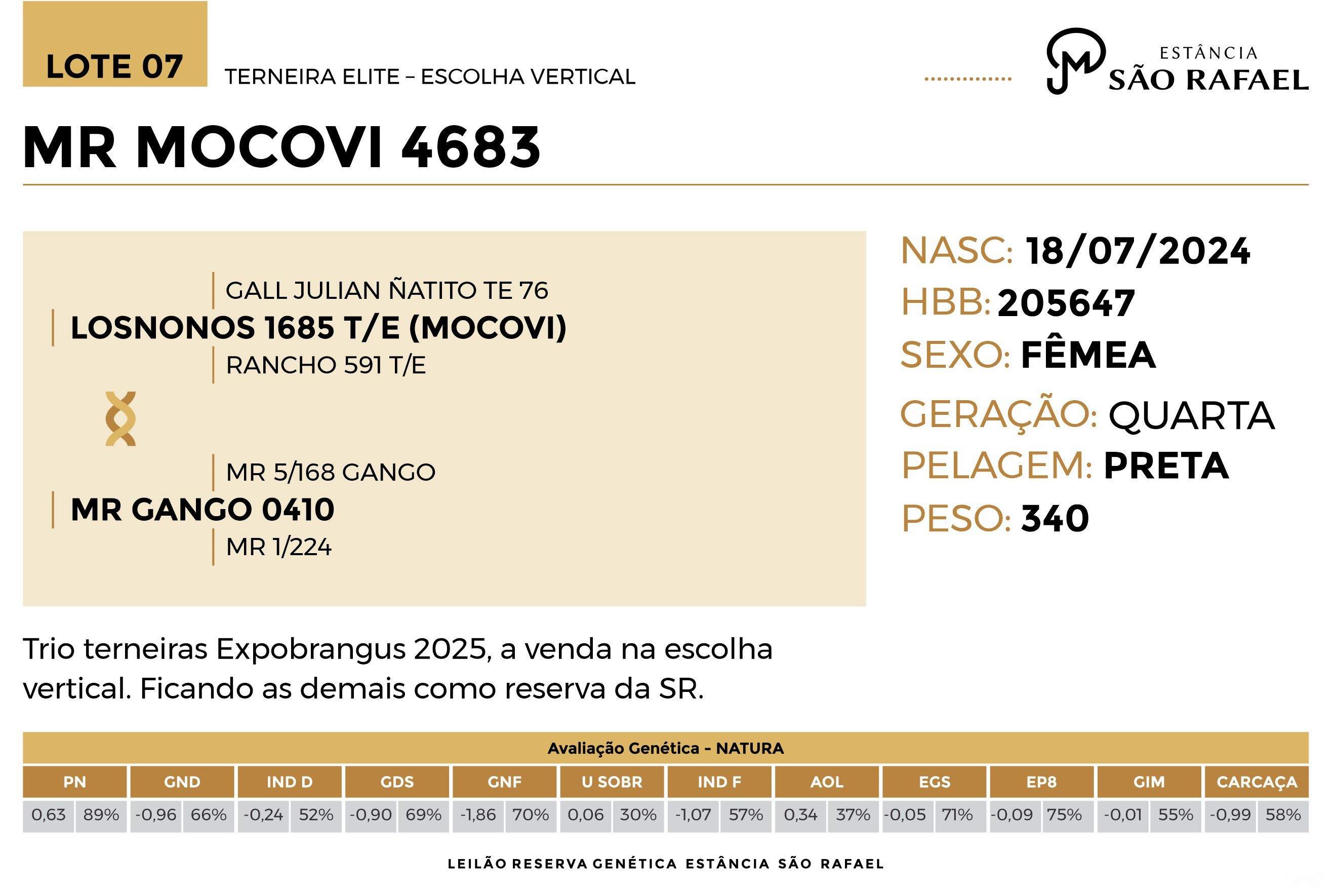 Geração MR MOCOVI 4683 - VENDA VERTICAL