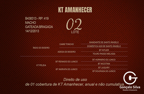 Geração KT AMANHECER -  DIREITO DE USO 