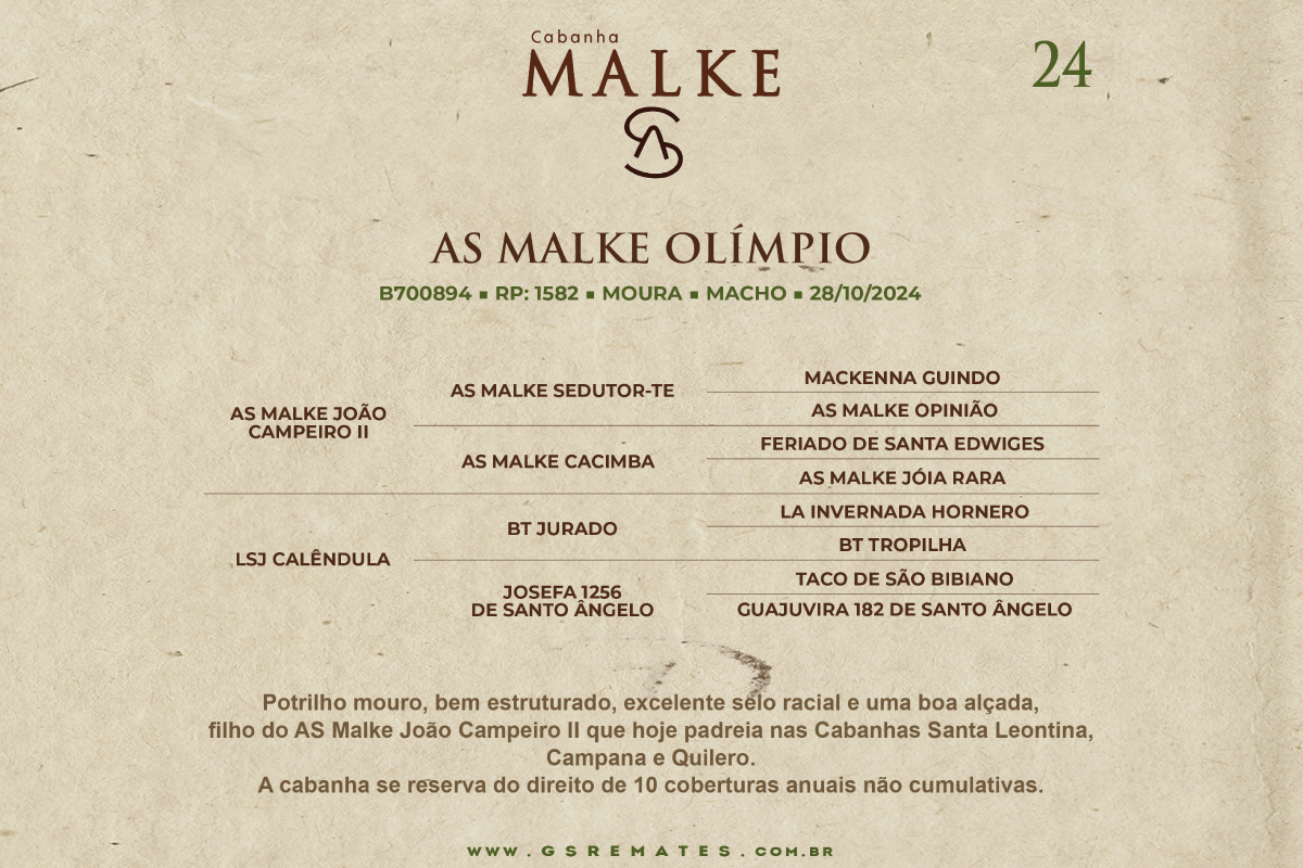 Geração AS MALKE OLÍMPIO