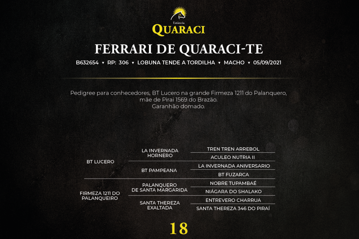 Geração FERRARI DE QUARACI-TE