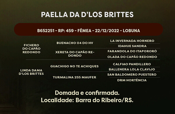 Geração PAELLA DA D’LOS BRITTES