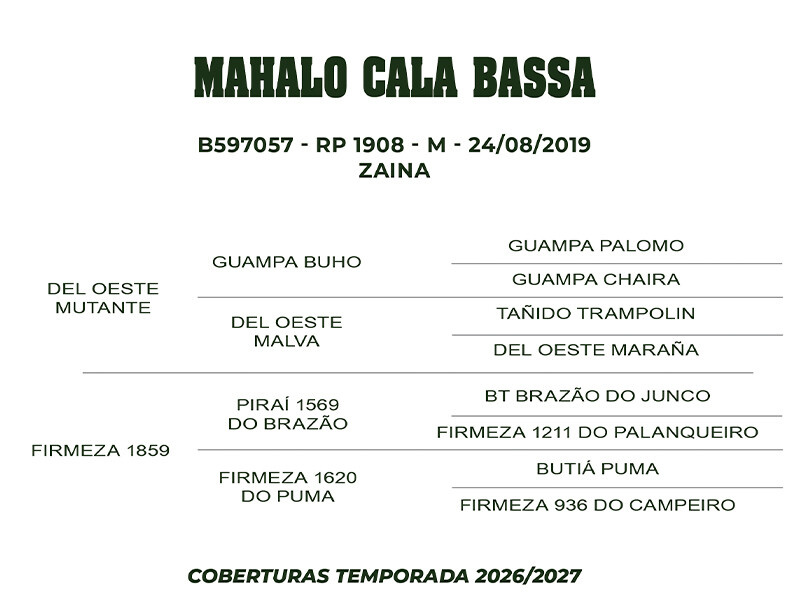 Geração COBERTURA MAHALO CALA BASSA 